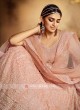 Peach Color Net Lehenga Choli